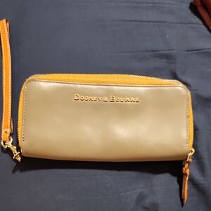 Dooney & Bourke Grey Zip-Around Wallet